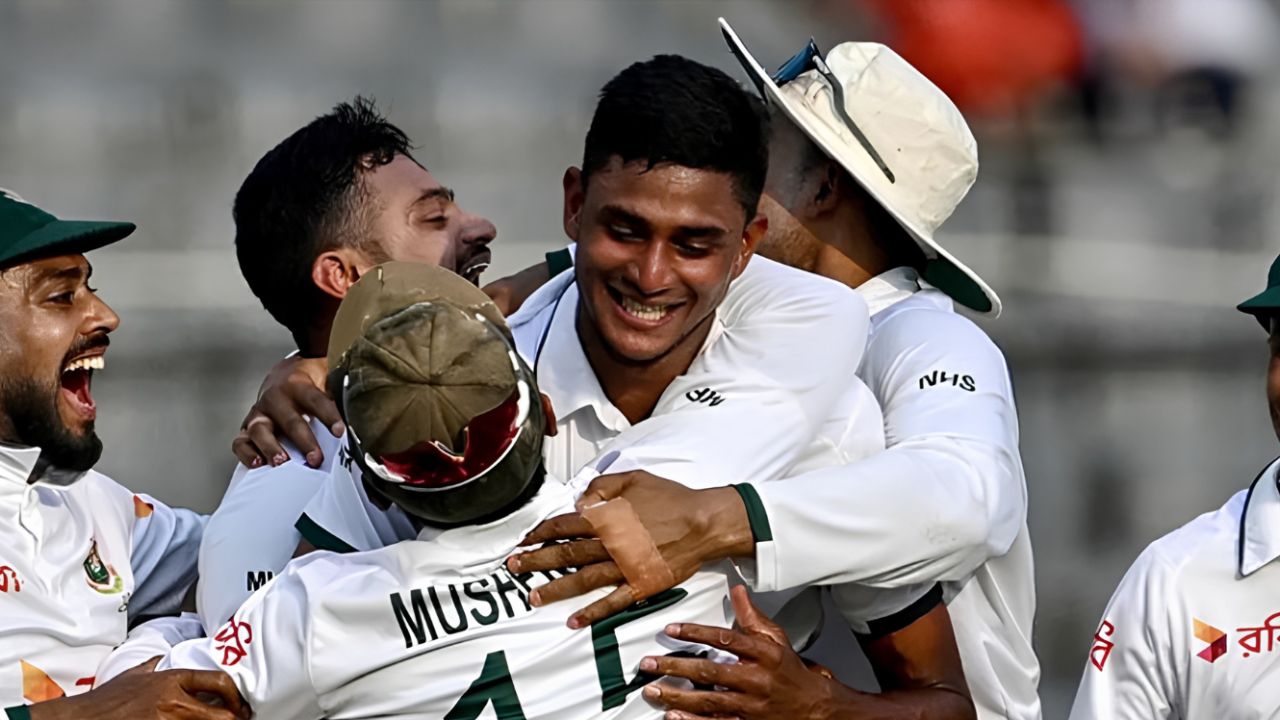 পাকিস্তানকে হারিয়ে বিশ্ব টেস্ট চ্যাম্পিয়নশিপে ভারতের ওপরে বাংলাদেশ