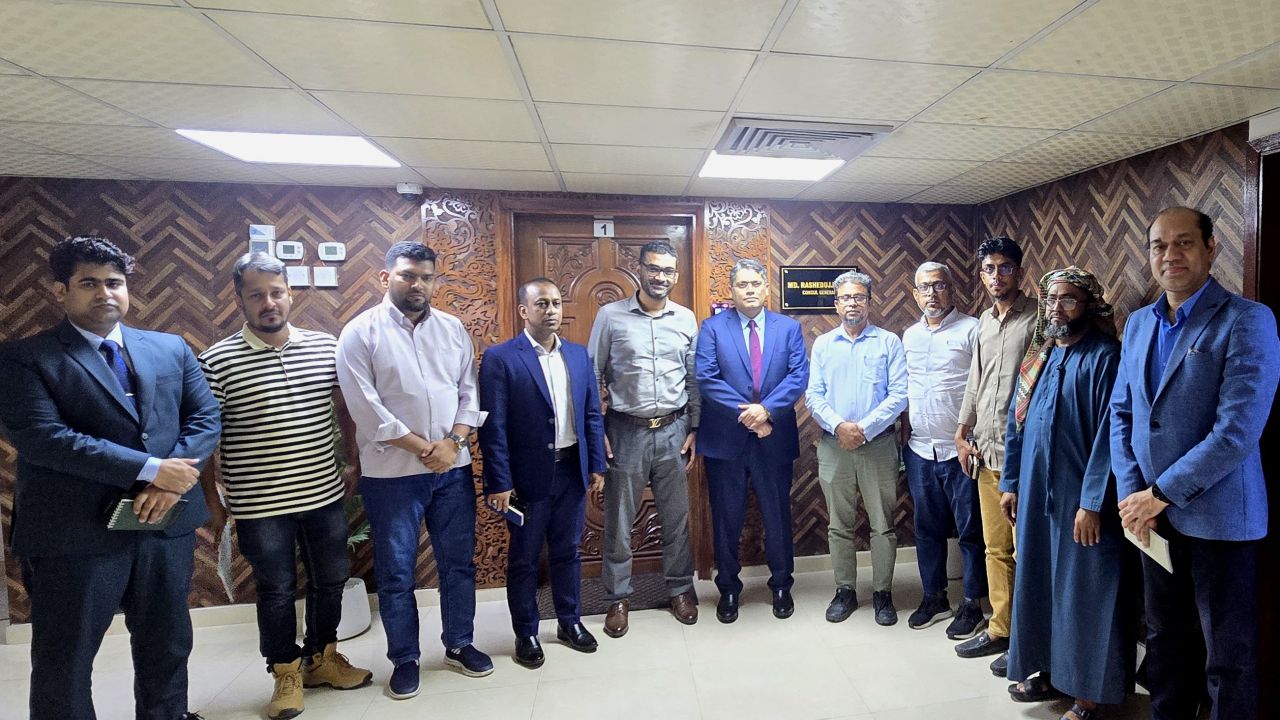 বাংলাদেশ কনসাল জেনারেলের সাথে এনসিপি ডায়াস্পোরা অ্যালায়েন্সের আমিরাত চ্যাপ্টারের বৈঠক